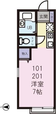 パルメゾンASKAの間取り画像