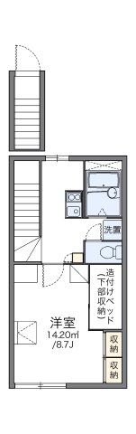 レオパレスアモーレの間取り画像