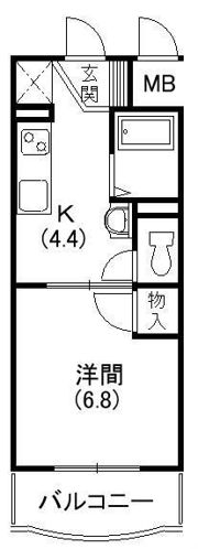 クレールアンの間取り画像