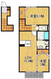 フォンティーヌの間取り画像