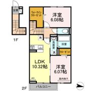 ソレイユ三原台 Aの間取り画像
