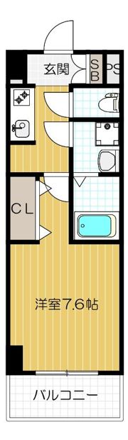 パークナードフィット美章園の間取り画像