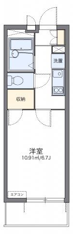 レオパレスファーストコートユウの間取り画像
