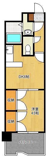 ニューエバーグリーン小倉の間取り画像