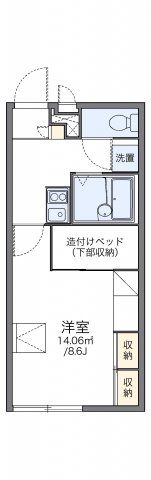 レオパレスレイクドリーム魁の間取り画像