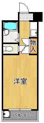 折尾自由ヶ丘センチュリー21 408の間取り画像