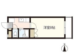 ドルム西坂 B棟の間取り画像