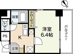 セントラルリバー西原の間取り画像