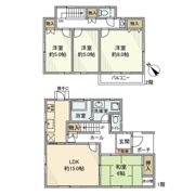 打越町戸建の間取り画像