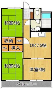 深田第一ビルの間取り画像