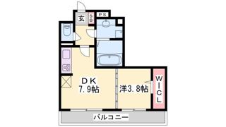 メゾンエトワール神戸中道通の間取り画像
