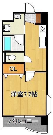 ニューシティアパートメンツ南小倉Iの間取り画像