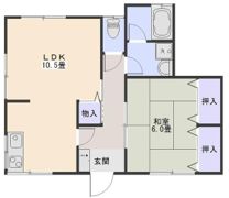 安田アパートの間取り画像