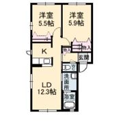 シャーメゾンmf B棟の間取り画像