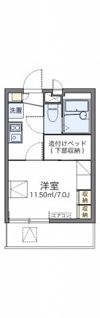 レオパレスリモーネⅢの間取り画像