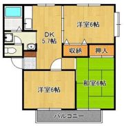 サクセス葛原B棟の間取り画像