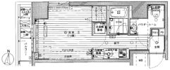 メインステージ錦糸町Ⅳの間取り画像