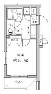 ライジングプレイス板橋の間取り画像