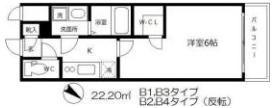 エスリード大阪城の間取り画像