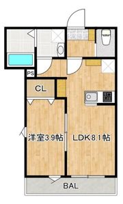 F－STAGE KURIHAMA IIの間取り画像