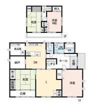 篠ノ井岡田戸建ての間取り画像