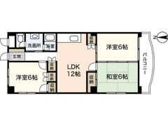 キャッスル東原の間取り画像