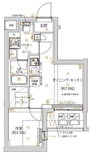 SPコート千川の間取り画像