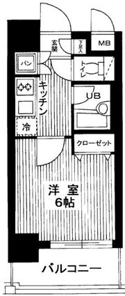 スパシエルクス府中の間取り画像