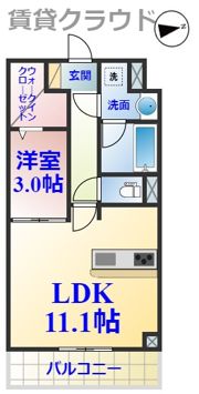 マルベリー千葉寺の間取り画像