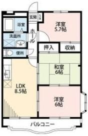 SANTA PLACE K2の間取り画像