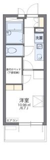 レオパレスあまがさき駅近の間取り画像