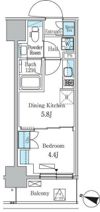 パークアクシス板橋本町ステーションゲートの間取り画像