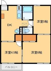 パークハイツAの間取り画像