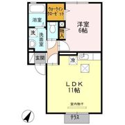 グッドラック高平の間取り画像