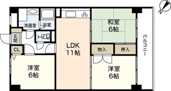 ロイヤルハイツ下田弐番館の間取り画像