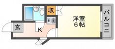 ジャルダン皆賀の間取り画像