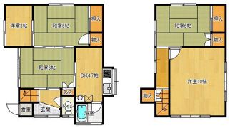 桑名邸の間取り画像