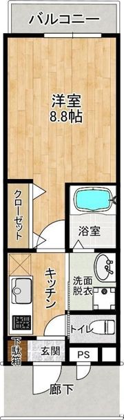 クロノス50子飼本町の間取り画像