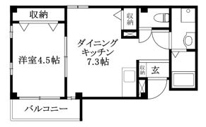 パレステージ土居田の間取り画像