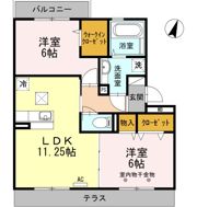 ロイヤルティアラ Ⅴ・Ⅵ Ⅵの間取り画像