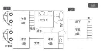 浜名区引佐町金指戸建の間取り画像