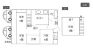 浜名区引佐町金指戸建の間取り画像
