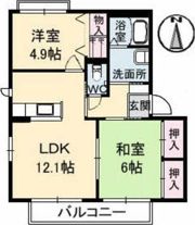 シャーメゾン ラヴィ D棟の間取り画像