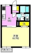 YUKIハイツの間取り画像