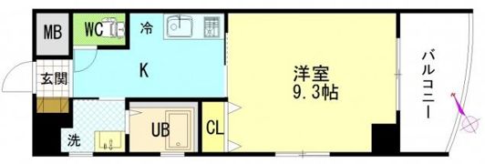 エルク中央の間取り画像