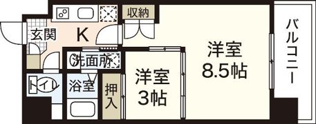 メゾン山城の間取り画像