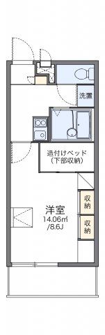 レオパレスHAZEの間取り画像