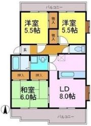 シャトレ白山の間取り画像