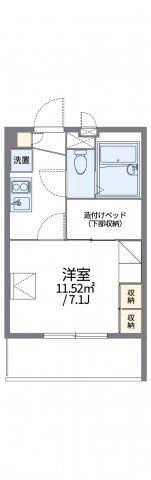 レオパレスルミエール07の間取り画像