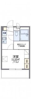 レオパレスルミエール07の間取り画像